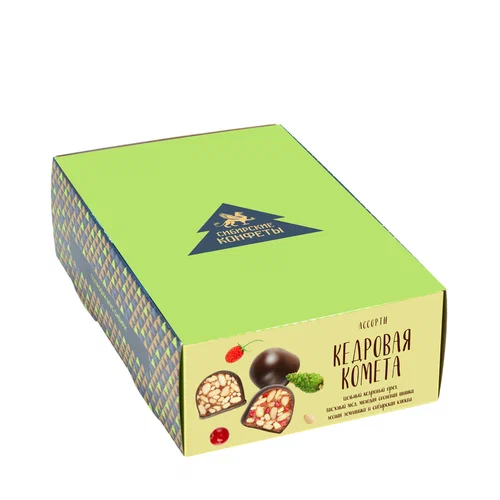 №2 Кедровая комета Ассорти (9429) (классика, клюква, шишка, земляника), 540г   в Пензе