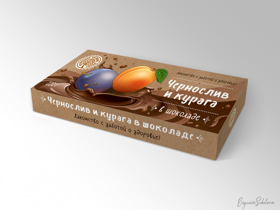  Чернослив и курага в шоколаде, 220г в Пензе