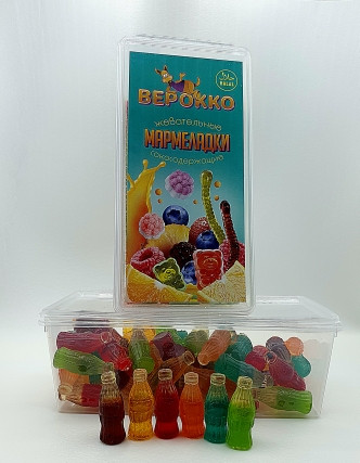 №2 Жевательный мармелад Бутылочки, 250г      в Пензе